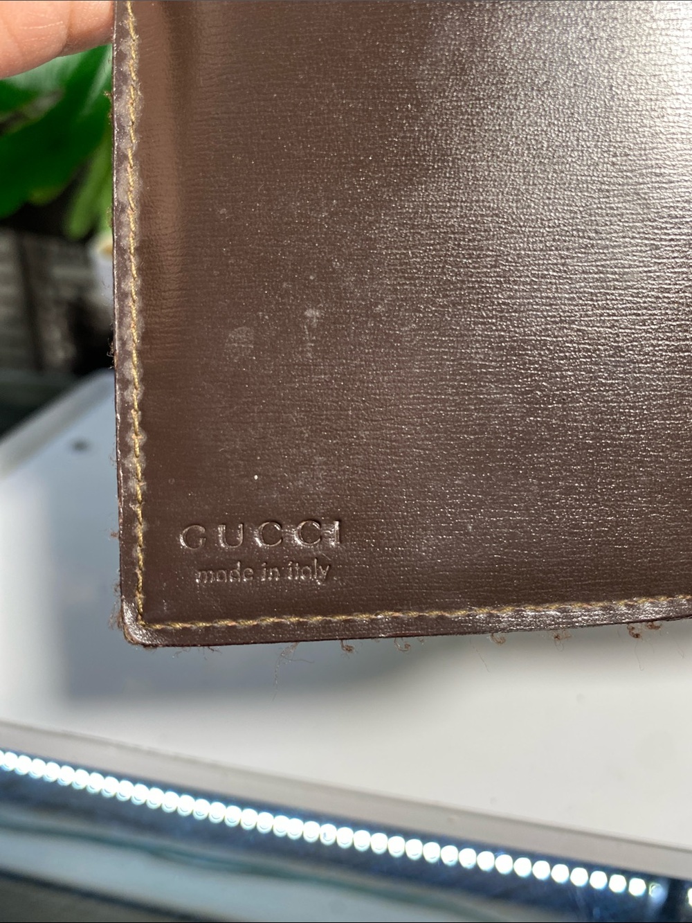Authentic Gucci Rare Metallic Bronze Patent Leather Long Wallet - Picture 10 of 17